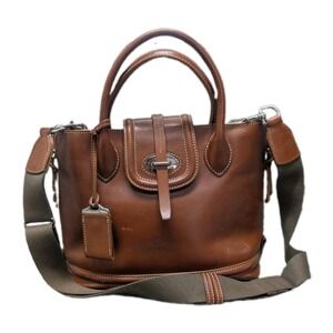 Dooney & Bourke Florentine Leather Barlow Side Zip Tote Satchel  Shoulder Bag